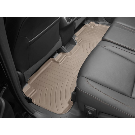 3D килимки для Toyota Highlander 2014- бежеві задні WeatherTech 456322