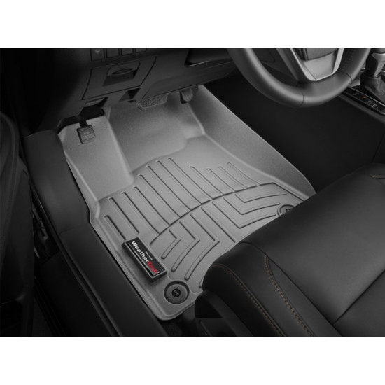 3D килимки для Toyota Highlander 2014- сірі передні WeatherTech 466321