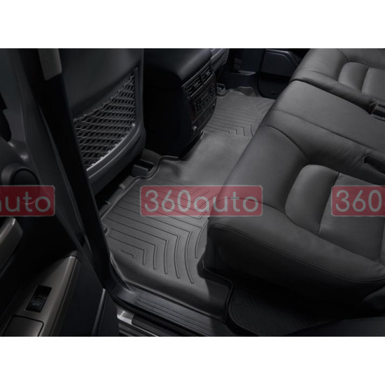 3D коврики для Toyota Land Cruiser 200, Lexus LX 570 2007- черные задние WeatherTech 441572