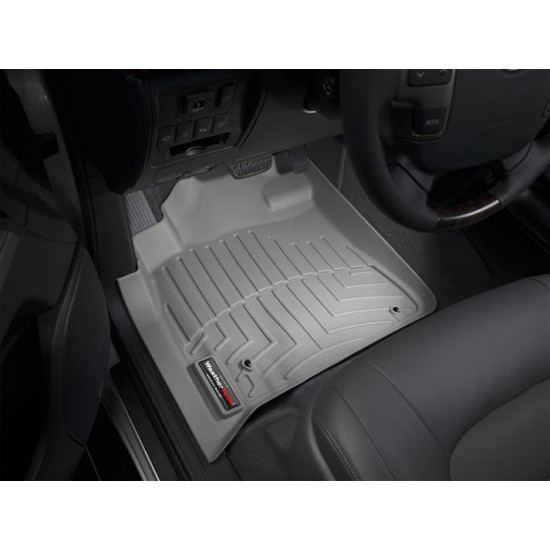 3D килимки для Toyota Land Cruiser 200, Lexus LX 570 2007- сірі передні WeatherTech 461571