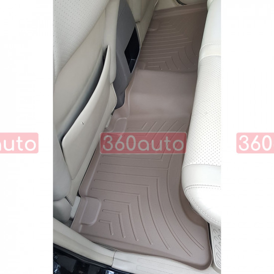 3D килимки для Toyota Land Cruiser Prado 120, Lexus GX 470 2003-2008 бежеві задні WeatherTech 450702