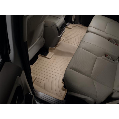 3D килимки для Toyota Land Cruiser Prado 150, Lexus GX 460 2013- бежеві задні WeatherTech 452862