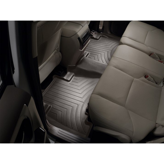 3D коврики для Toyota Land Cruiser Prado 150, Lexus GX 460 2013- какао задние WeatherTech 472862