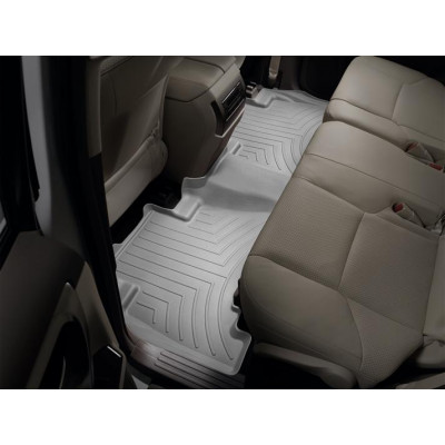 3D килимки для Toyota Land Cruiser Prado 150, Lexus GX 460 2013- сірі задні WeatherTech 462862