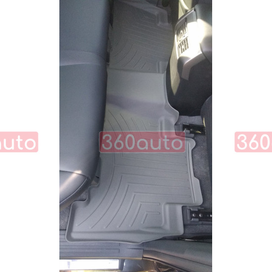 3D коврики для Toyota Land Cruiser Prado 150, Lexus GX 460 2013- cерые задние WeatherTech 462862