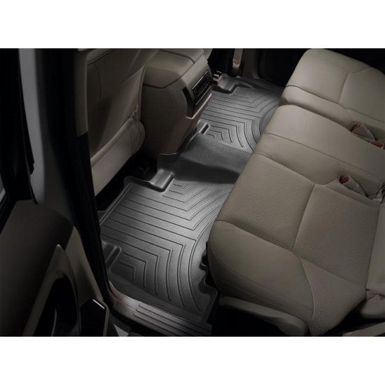3D килимки для Toyota Land Cruiser Prado 150, Lexus GX 460 2013- чорні задні WeatherTech 442862