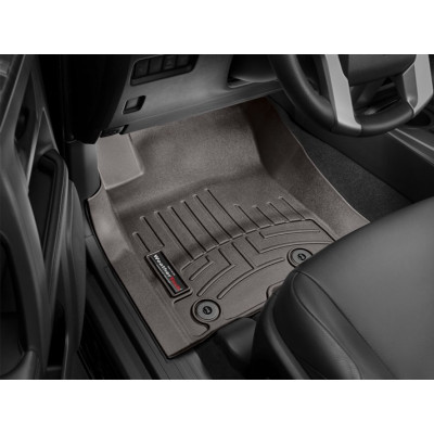 3D килимки для Toyota Land Cruiser Prado 150, Lexus GX 460 2013- какао передні WeatherTech 474931