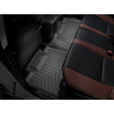 3D килимки для Toyota RAV4 2013-2018 чорні задні WeatherTech 445102