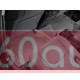 3D коврики для Toyota Sequoia 2007- черные задние с консолью WeatherTech 440937