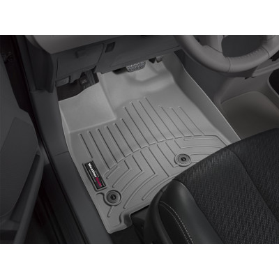 3D килимки для Toyota Sienna 2013- сірі передні WeatherTech 464751