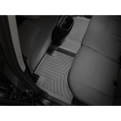 3D килимки для Toyota Tacoma 2016- Double Cab чорні задні WeatherTech 448722