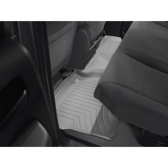 3D килимки для Toyota Tundra 2007-2012 Double Cab сірі задні WeatherTech 460932