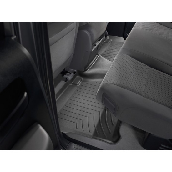 3D килимки для Toyota Tundra 2007-2012 Double Cab чорні задні WeatherTech 440932
