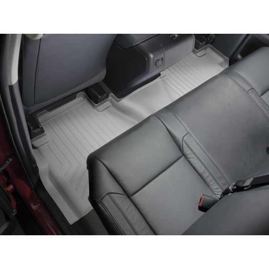 3D килимки для Toyota Tundra 2013- Double Cab з ящиком сірі задні WeatherTech 467862