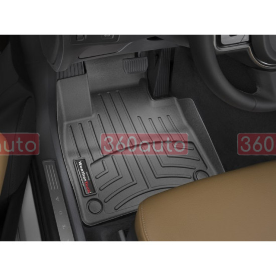 3D коврики для Volvo XC90 2015- черные передние WeatherTech 448281