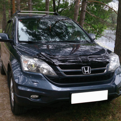 Дефлектор капота на Honda CR-V 2010-2012 | Мухобойка EGR 013071L
