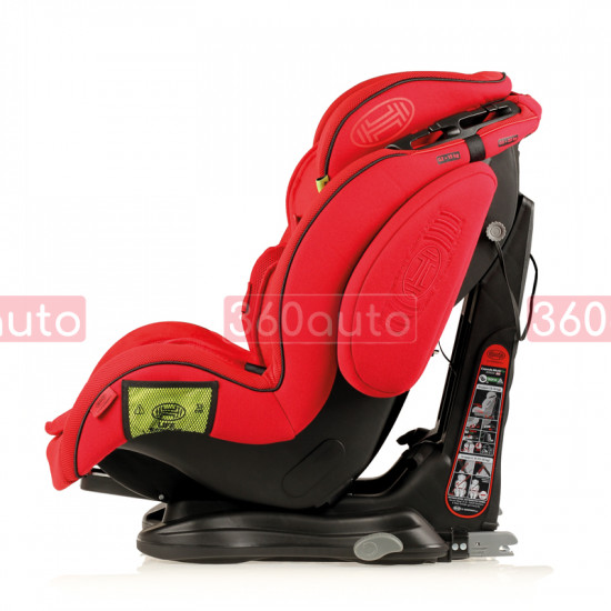 Детское автокресло Heyner Capsula MultiFix Ergo 3D Racing Red 786 130 с Isofix