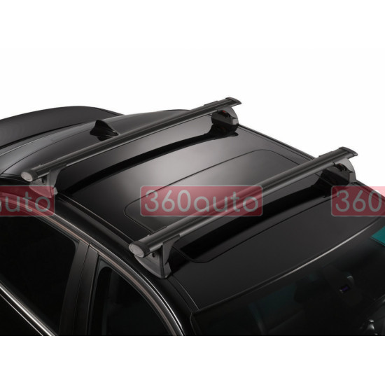Багажник в штатные места Yakima Through Black Volkswagen Transporter (T6) 2015-, Ford Ranger (trunk)(T6) 2012- (YK S18B-K450)