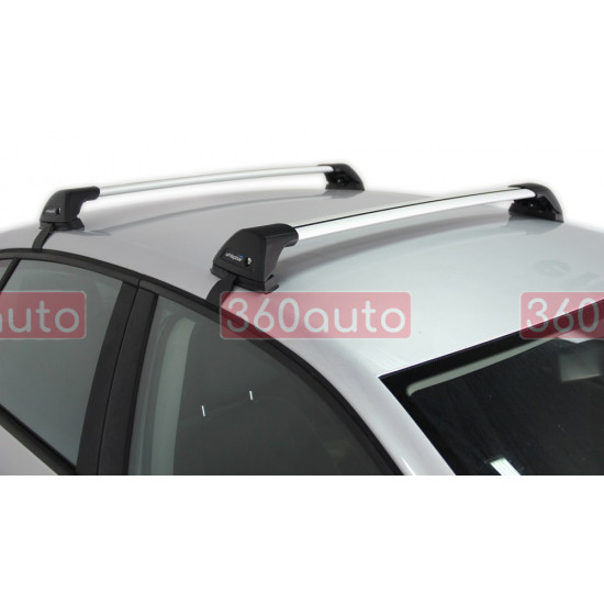 Багажник на гладкий дах для Kia Cerato 2013- Hatchback Yakima Flush Black S06B-K803