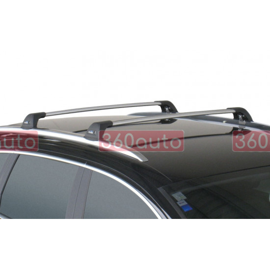Багажник на интегрированные рейлинги Yakima Flush Black Audi A4/S4/RS4 (wagon)(B8) 2008-2015 (YK S26B-K421)