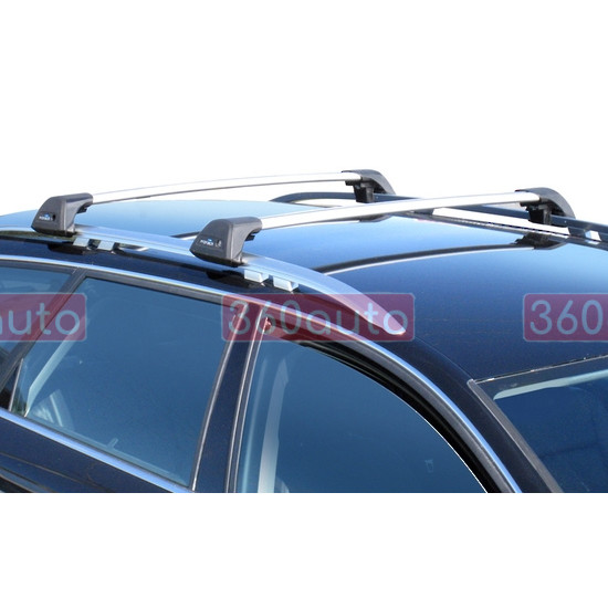 Багажник на рейлінги для Mercedes Vito, Viano W639, W447 2004- Yakima Flush Black S11B-K328