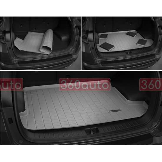 Килимок у багажник для Toyota RAV4 2013-2018 докатка сірий WeatherTech 42610