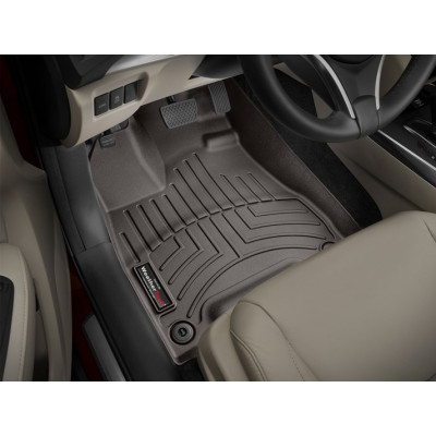 3D килимки для Acura MDX 2014- какао передні WeatherTech 475761