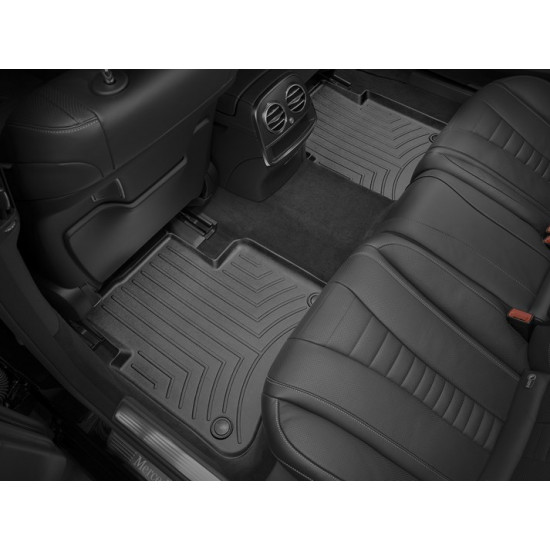3D килимки для Audi A8 D5 2018- чорні задні WeatherTech 4413502