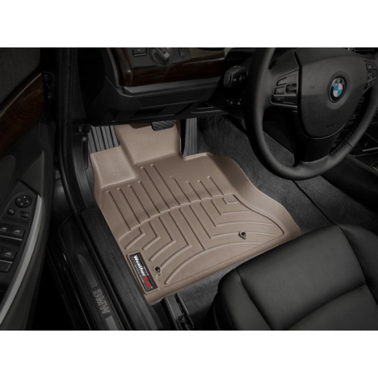 3D коврики для BMW 5 F07 2009-2017 Gran Turismo RWD бежевые передние WeatherTech 453071