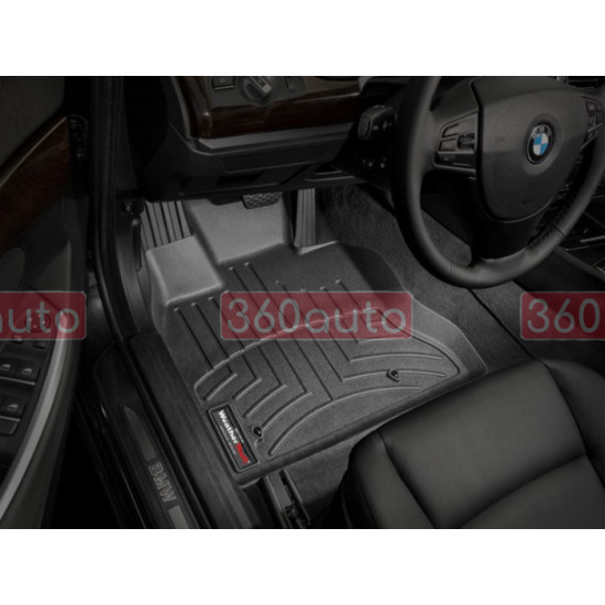 3D коврики для BMW 5 F07 2009-2017 Gran Turismo RWD черные передние WeatherTech 443071