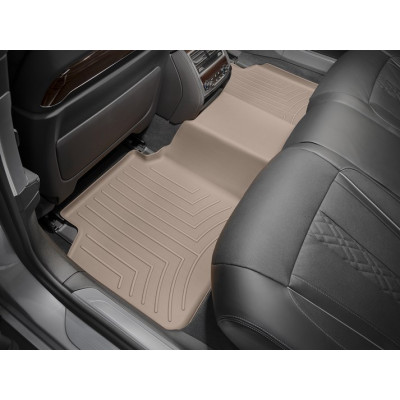 3D килимки для BMW 7 G11 2015- бежеві задні WeatherTech 458742