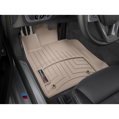 3D килимки для BMW 7 G11 2015- X-drive бежеві передні WeatherTech 459391
