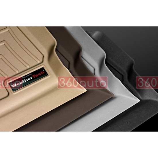 3D коврики для Cadillac Escalade 2015- черные задние WeatherTech 446952