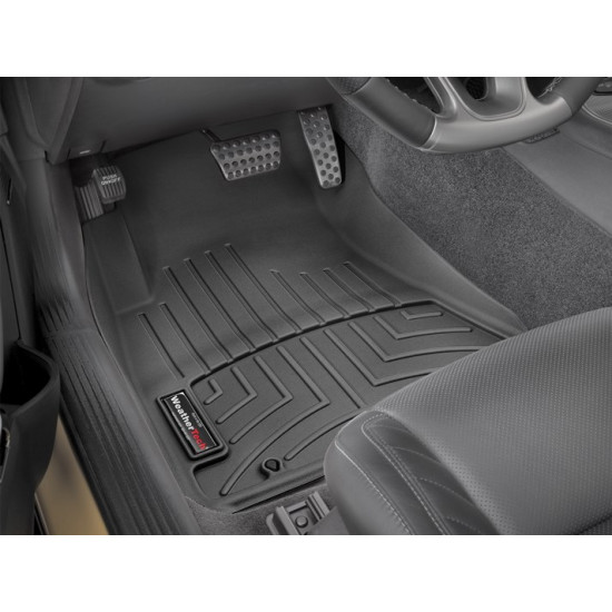 3D килимки для Dodge Challenger 2015- RWD чорні передні WeatherTech 4410491