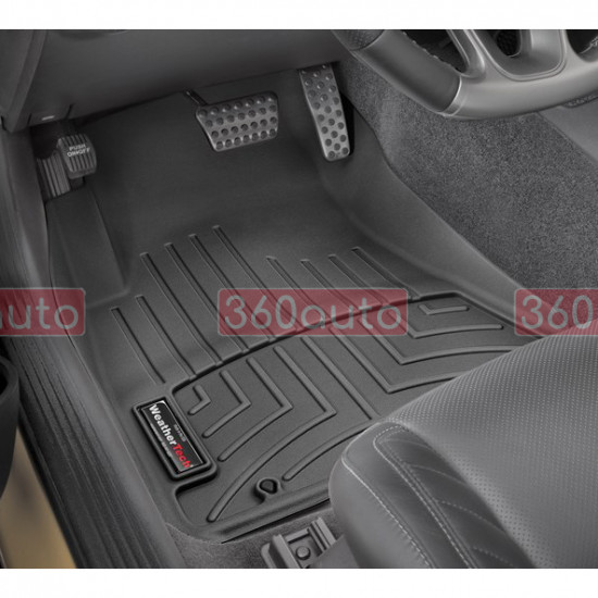 3D килимки для Dodge Challenger 2015-2023 RWD чорні передні WeatherTech 4410491
