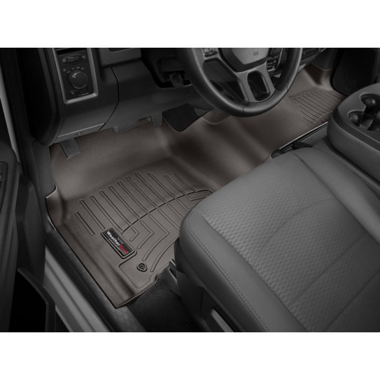 3D килимки для Dodge Ram 2013-2018 Crew Cab какао передні WeatherTech 474771