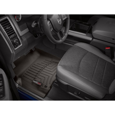 3D килимки для Dodge Ram 2013-2018 Regular, Quad Cab какао передні WeatherTech 474651