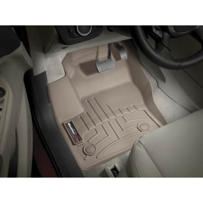 3D коврики для Ford Kuga, Escape, C-Max, Lincoln MKC 2013-2017 бежевые передние WeatherTech 454591