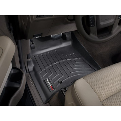 3D килимки для Ford F-150 2009-2014 Regular Cab чорні передні WeatherTech 441791