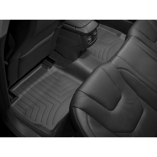 3D килимки для Ford Mondeo, Fusion, Lincoln MKZ 2014- чорні задні WeatherTech 444832