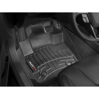 3D килимки для Ford Mondeo, Fusion, Lincoln MKZ 2014- чорні передні WeatherTech 444831