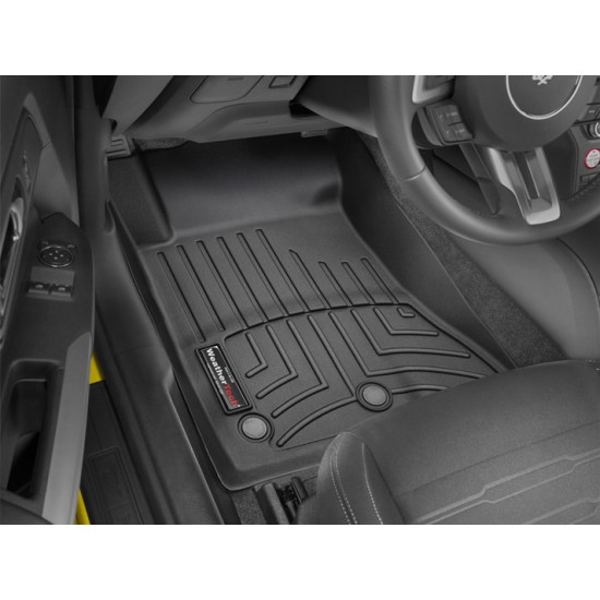 3D коврики для Ford Mustang 2014- черные передние WeatherTech 446991