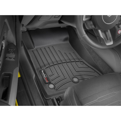 Коврики Ford Mustang 2014- черные передние WeatherTech 446991