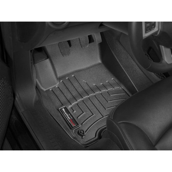 3D килимки для Fiat Freemont, Dodge Journey 2009-2020 чорні передні WeatherTech 443771
