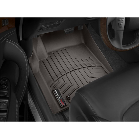 3D килимки для Infiniti QX56, QX80 2010-, Nissan Armada 2017- какао передні WeatherTech 473361