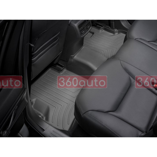 3D килимки для Mazda CX-9 2017- чорні задні 6 місць, центральна консоль WeatherTech 449722