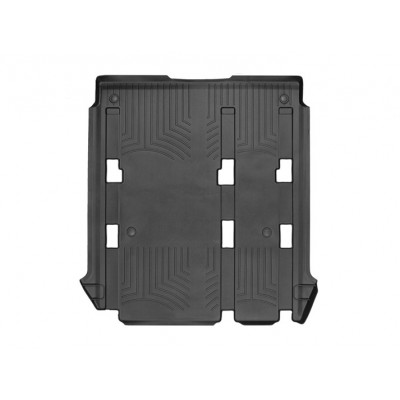 3D килимки для Mercedes Vito 2014- чорні 2+3 ряд WeatherTech 448732