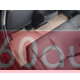 3D коврики для Toyota Tundra 2013- Double Cab с ящиком бежевые задние WeatherTech 457862