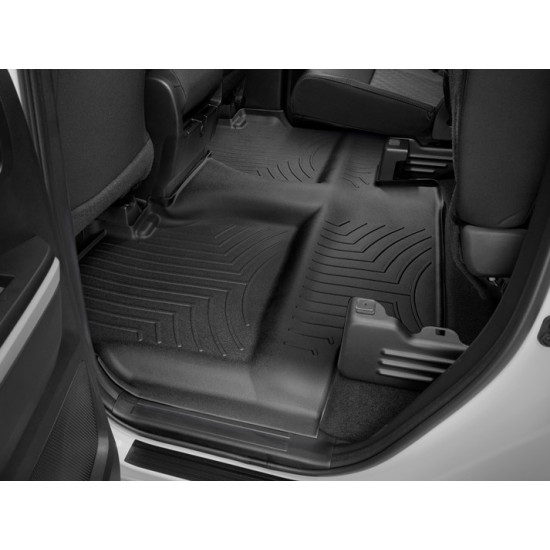 3D коврики для Toyota Tundra 2013- Double Cab черные задние WeatherTech 440939