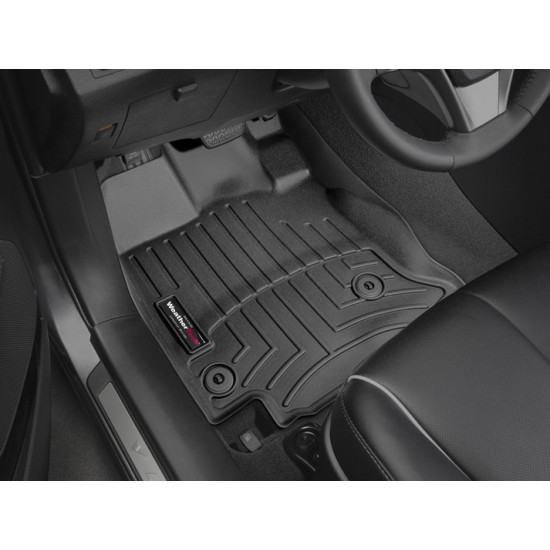 3D килимки для Toyota Venza 2012- чорні передні WeatherTech 444871
